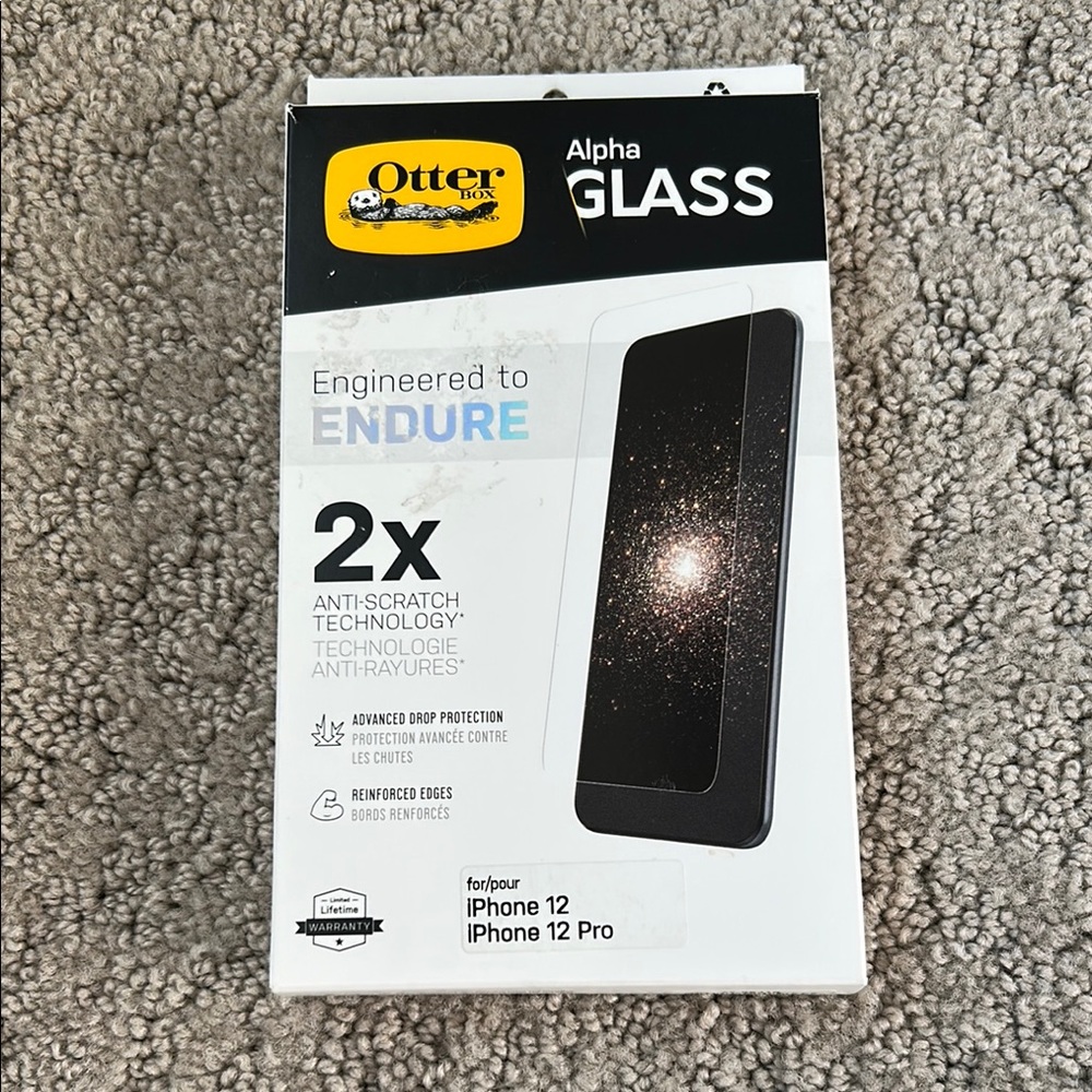 OtterBox Alpha Glass Series Cell Phone Screen Protector NEW